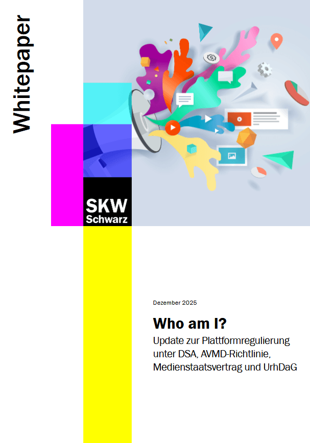 Who Am I? Update zur Plattformregulierung