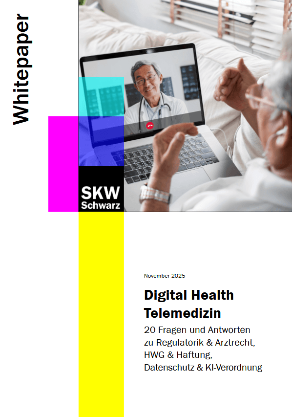 Digital Health Telemedizin: 20 Fragen und Antworten zu Regulatorik & Arztrecht, HWG & Haftung, Datenschutz & KI-Verordnung