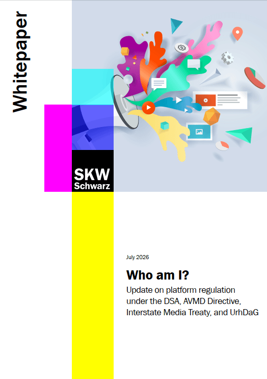 Who Am I? Update on platform regulation